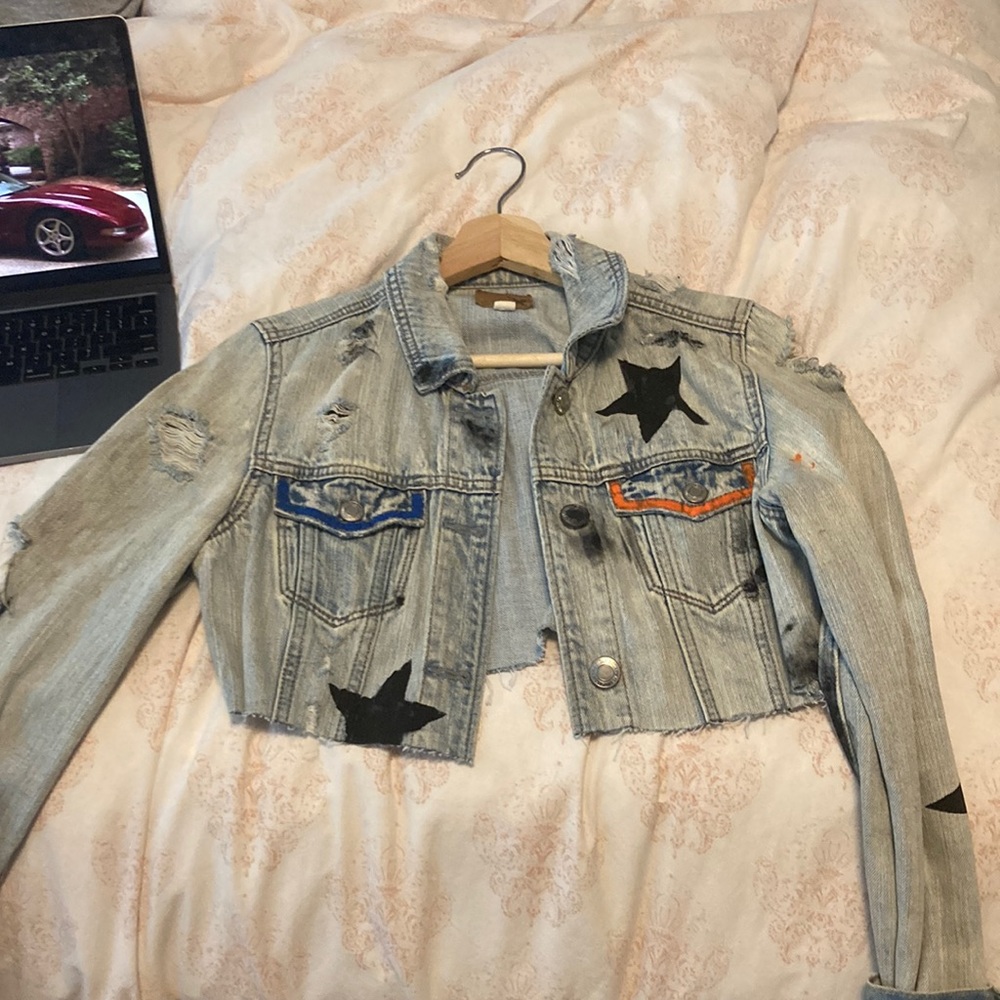 UVA denim custom jacket